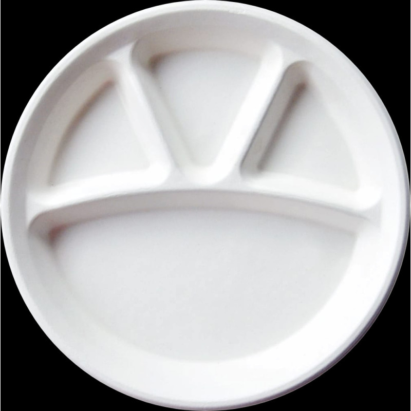 4CP ROUND PLATE (BAGASSE) 