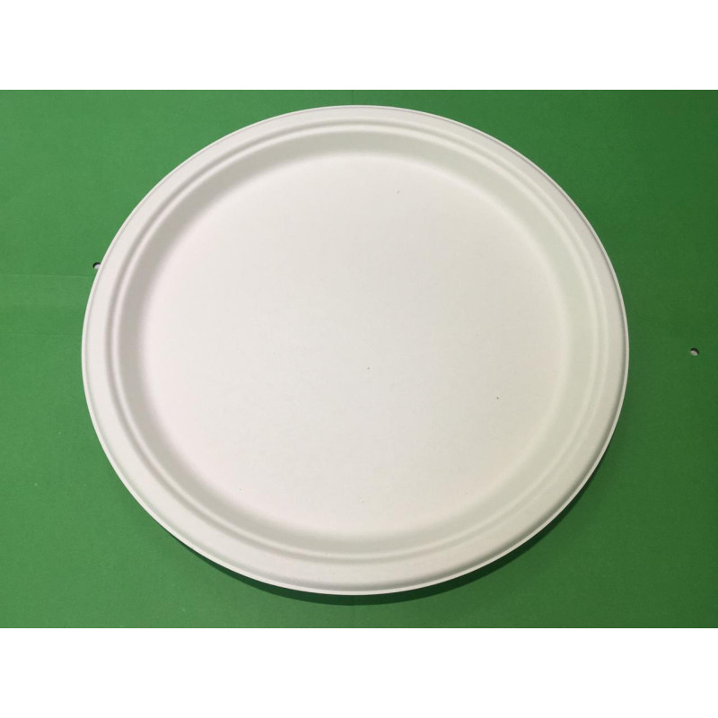 Plain round plates (Bagasse)