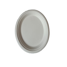 
									9" Plain oval plat (Bagasse)