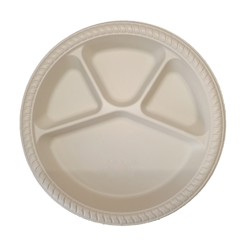 4CP Round plate (Cornstarch)